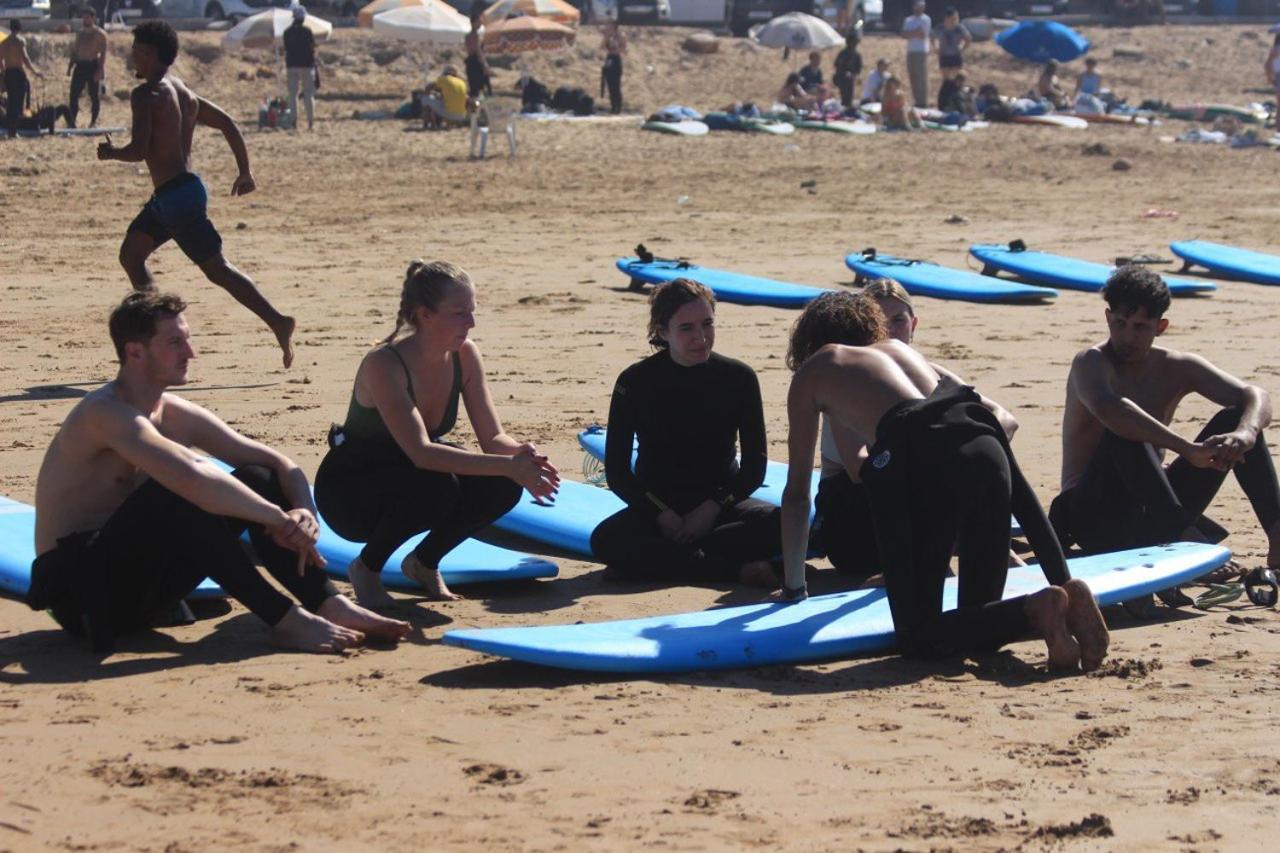 Sable Beach Surf Camp Tamraght Exteriör bild