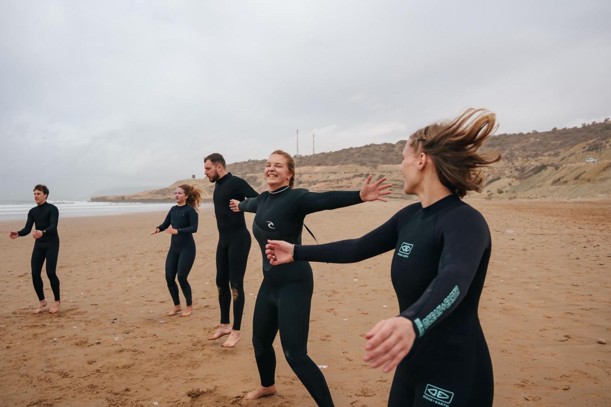 Sable Beach Surf Camp Tamraght Exteriör bild